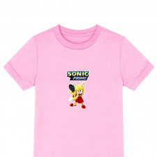 Sonic Prime Zooey The Fox Tee Shirt T-Shirt Short Sleeve - Zooey The Fox Character Series