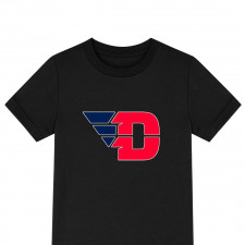 Dayton Flyers Tee Shirt T-Shirt Short Sleeve - University of Dayton Flyers College Football Team Single Logo