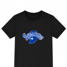 Indiana State Sycamores Tee Shirt T-Shirt Short Sleeve - Indiana State University Sycamores College Football Team Single Logo