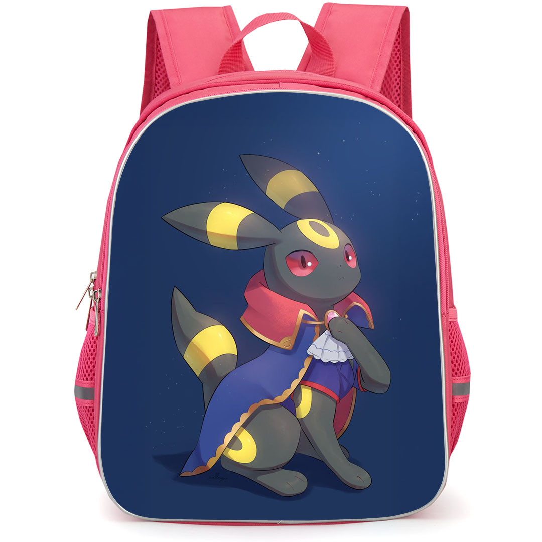 Pokemon Umbreon Backpack StudentPack - Umbreon Standing On Blue Background