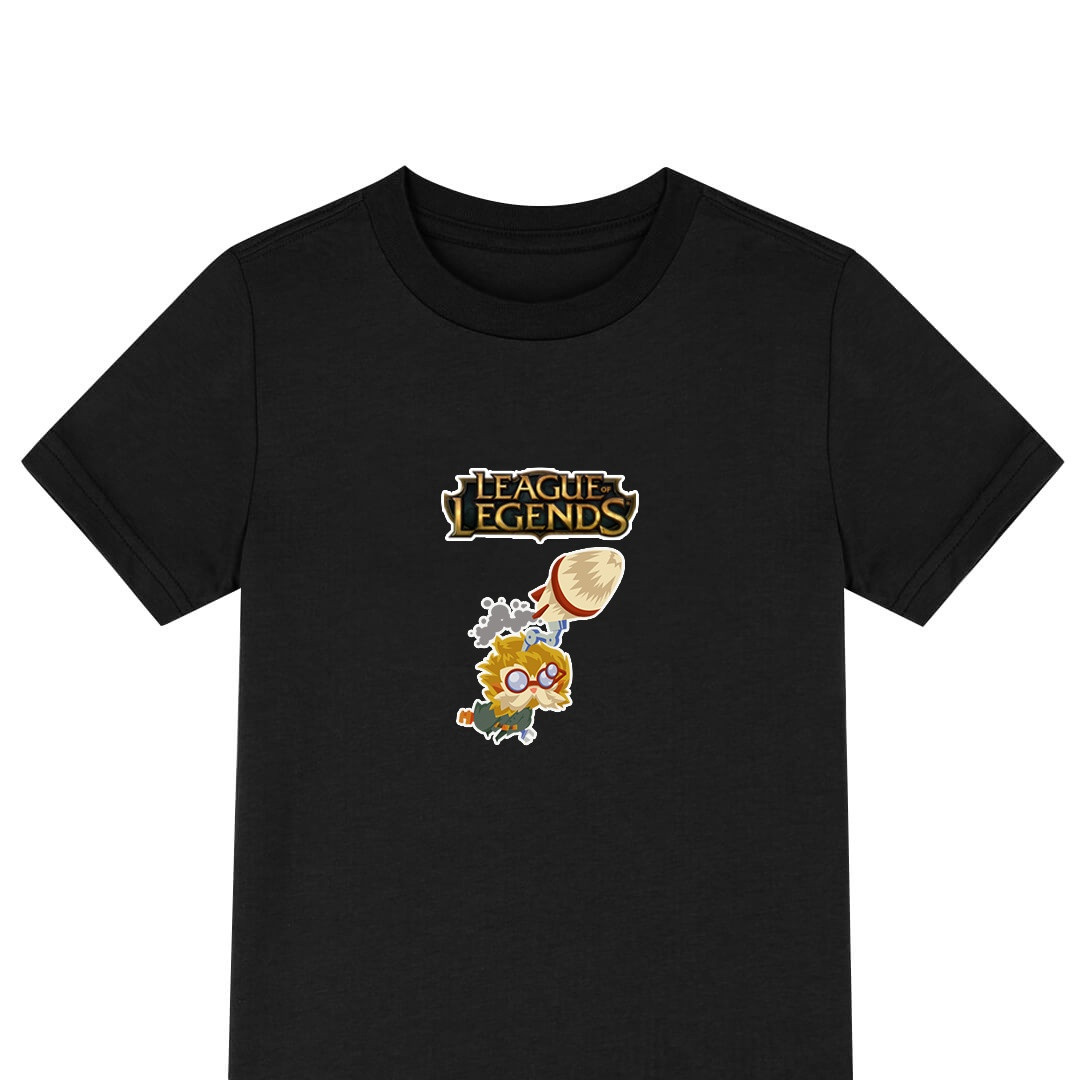 League of Legends Heimerdinger Tee Shirt T-Shirt Short Sleeve - Heimerdinger Ziggs A Song Of Ice And Fire