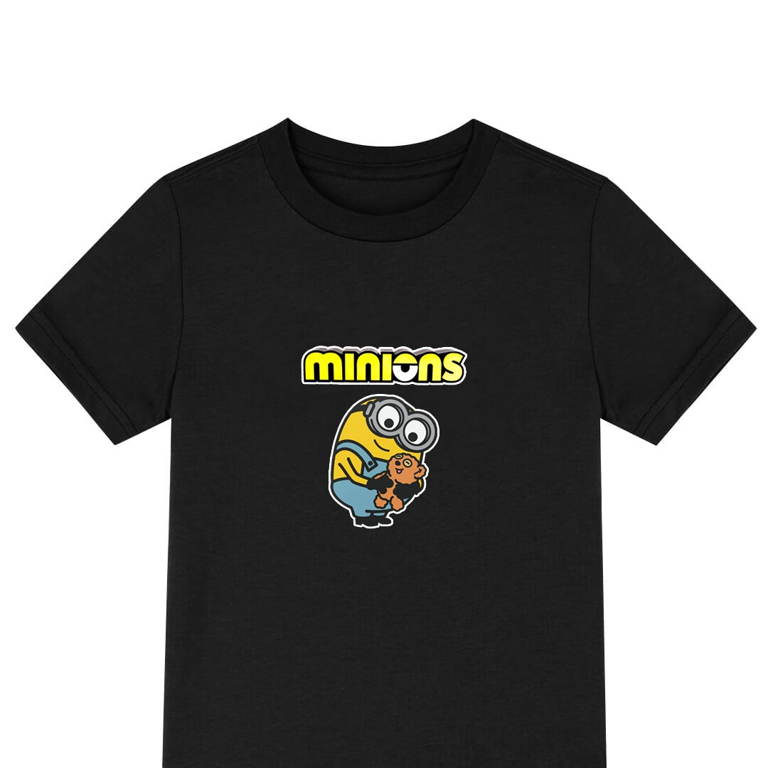 Minions Bob Tee Shirt T-Shirt Short Sleeve - Bob Teddy Bear Cartoon Art