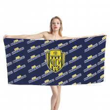 MKE Ankaragucu Bath Beach Towel - Ankaragucu Football Club Medley Monogram Wordmark