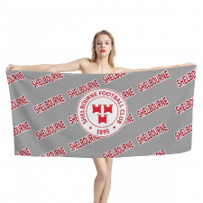 Shelbourne FC Bath Beach Towel - Shelbourne Football Club Medley Monogram Wordmark