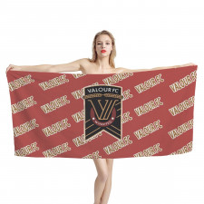 Valour FC Bath Beach Towel - Valour FC Football Club Medley Monogram Wordmark