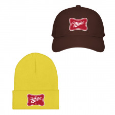 Miller Baseball Cap Beanie Hat - Miller Logo 2010-Present