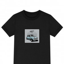 MINI Cooper Tee Shirt T-Shirt Short Sleeve - MINI Cooper S Ride The Classic Gray Background