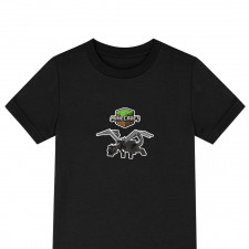 Minecraft Ender Dragon Tee Shirt T-Shirt Short Sleeve - Ender Dragon Flying Chibi Art