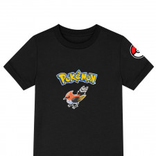 Pokemon Fletchinder Tee Shirt T-Shirt Short Sleeve - Fletchinder Character Series Art