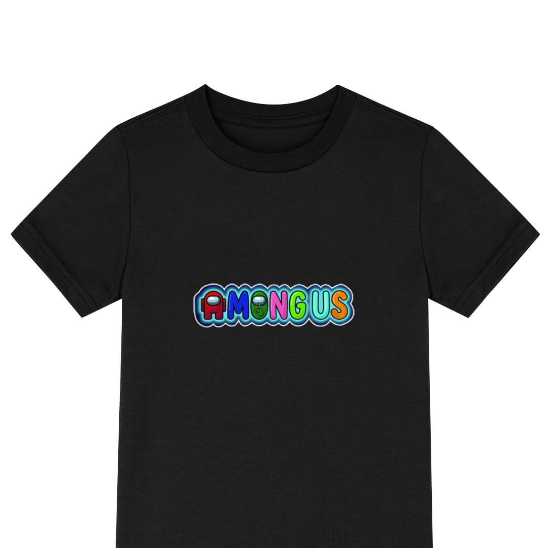 Among Us Tee Shirt T-Shirt Short Sleeve - Among Us Color Art Logo