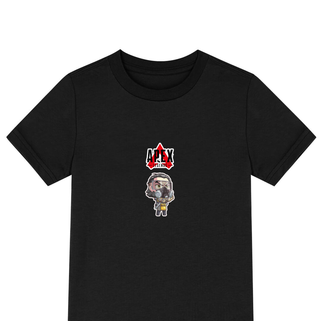 Apex Legends Caustic Tee Shirt T-Shirt Short Sleeve - Caustic Fierce Chibi