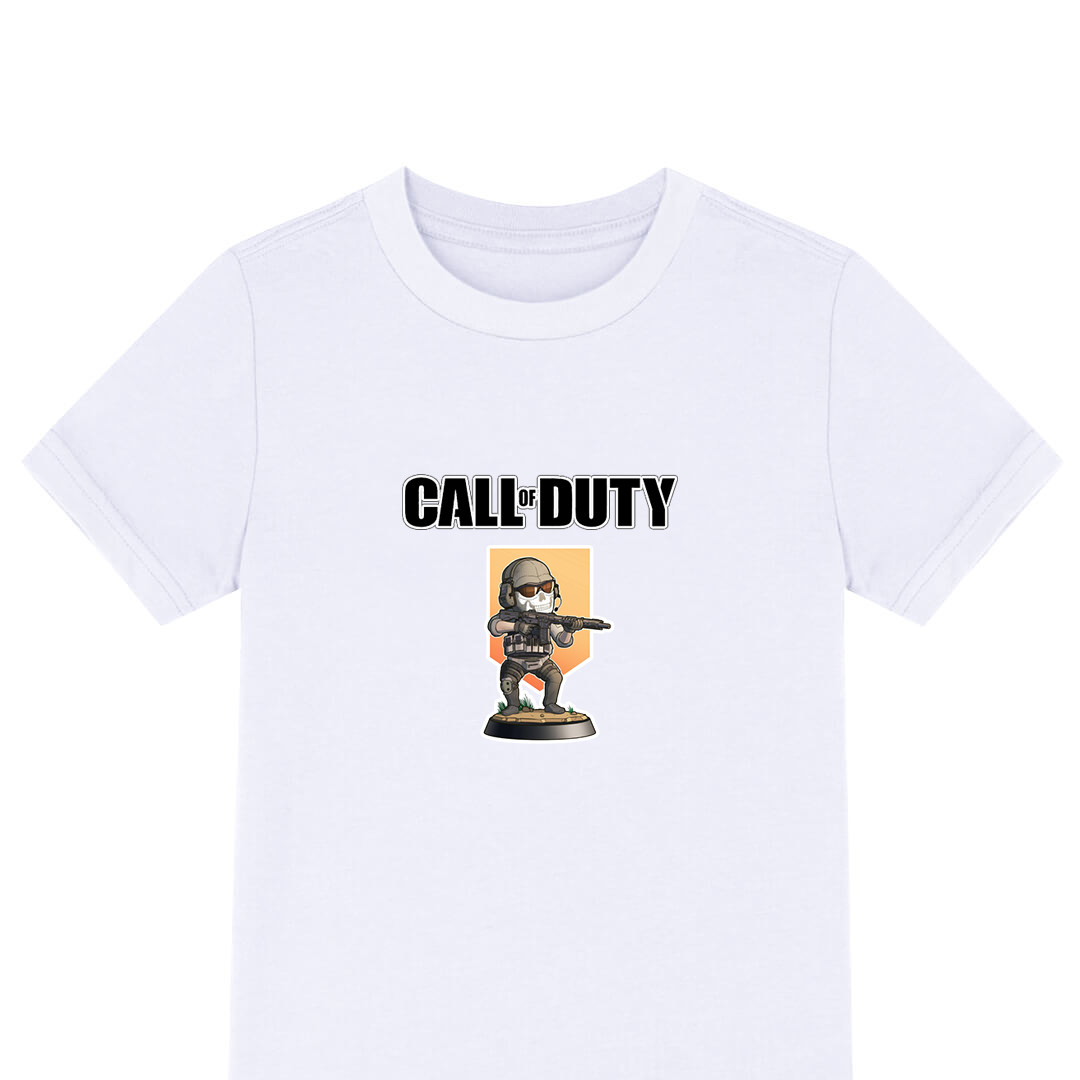 Call Of Duty Ghost Tee Shirt T-Shirt Short Sleeve - Ghost Chibi Art