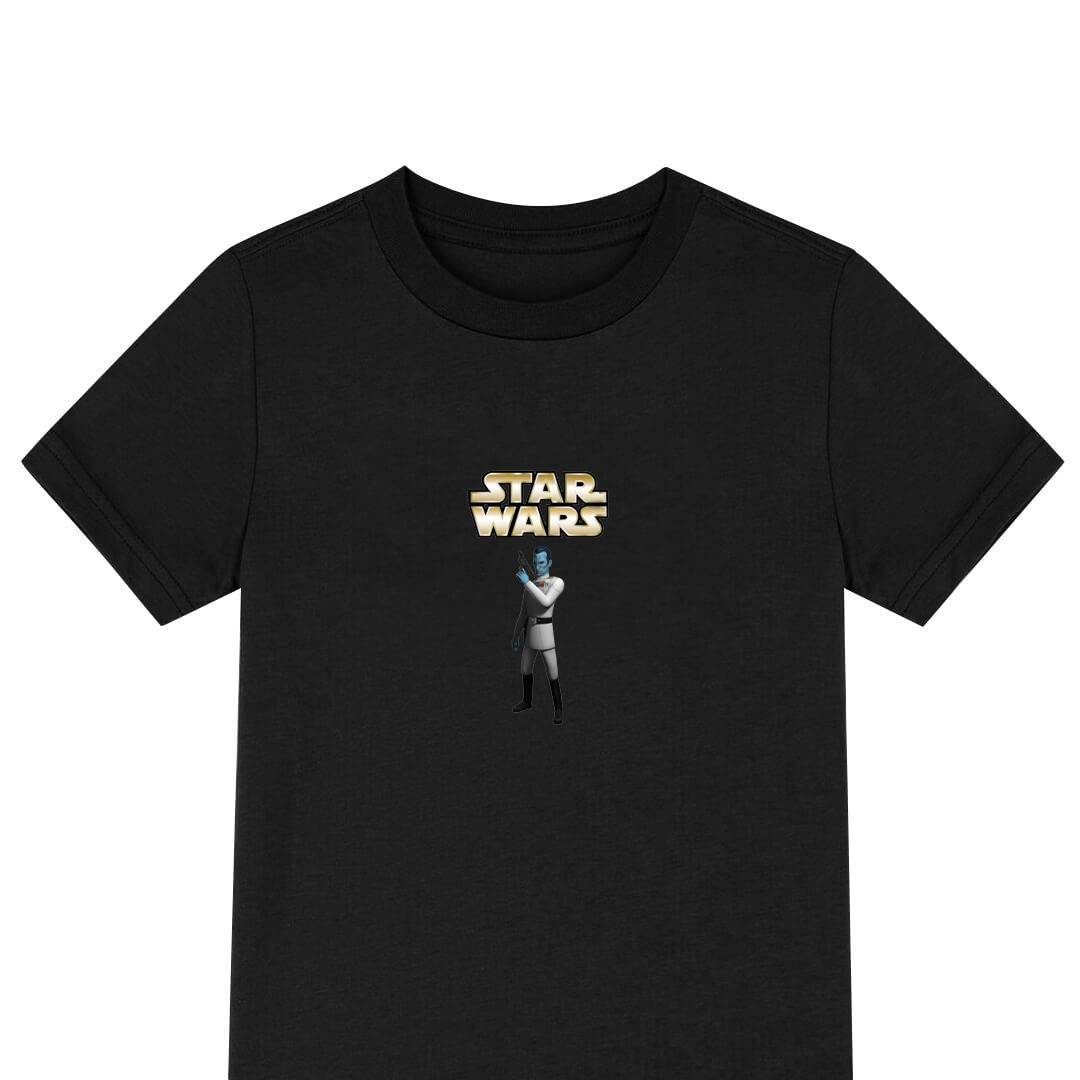 Star Wars Rebels Grand Admiral Thrawn Tee Shirt T-Shirt Short Sleeve - Grand Admiral Thrawn Character Series