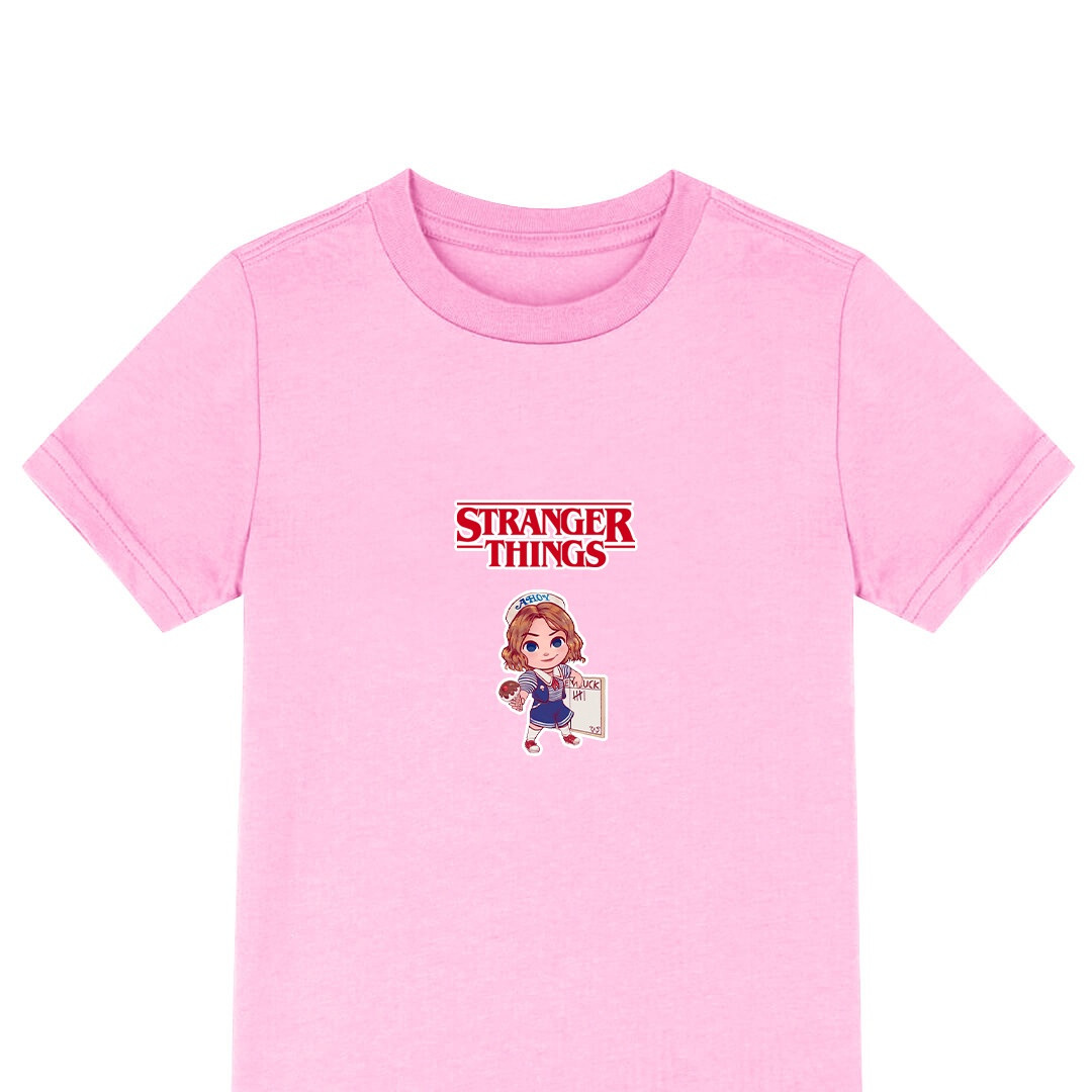 Stranger Things Robin Tee Shirt T-Shirt Short Sleeve - Robin Serving Ice Cream