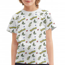 Pokemon Axew Tee Shirt T-Shirt Short Sleeve - Axew Character Series Art