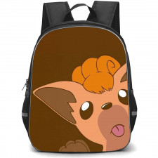 Pokemon Vulpix Backpack StudentPack - Vulpix Tongue Out Illustration Art