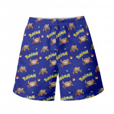 Pokemon Klawf Beach Shorts Swim Pants Swimming Trunks - Klawf Character Series Art