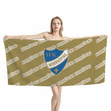 IFK Norrkoping Bath Beach Towel - Norrkoping Football Club Medley Monogram Wordmark