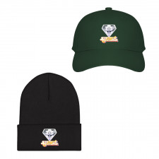 Steven Universe White Diamond Baseball Cap Beanie Hat - White Diamond Portrait Inside Diamond