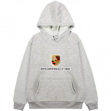 Porsche Hoodie Hooded Sweatshirt Sweater Jacket - Porsche Emblem