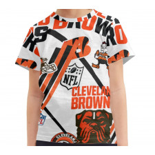 NFL Cleveland Browns Tee T-Shirt - Cleveland Browns Mania Collage Logo