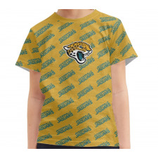 NFL Jacksonville Jaguars Tee T-Shirt - Jacksonville Jaguars Medley Monogram Wordmark