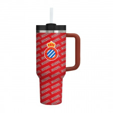 Espanyol Quencher H2.0 FlowState Stanley Tumbler 40oz 1.18L - Espanyol Football Club Medley Monogram Wordmark