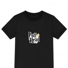 Harry Potter Tee Shirt T-Shirt Short Sleeve - Pott Head Sticker Art
