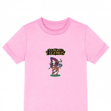 League of Legends Lillia Tee Shirt T-Shirt Short Sleeve - Lillia Chibi Art