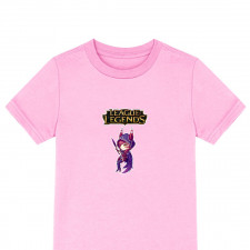 League of Legends Xayah Tee Shirt T-Shirt Short Sleeve - Xayah Side Portrait Chibi Art