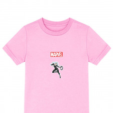 Spider Man Black Cat Tee Shirt T-Shirt Short Sleeve - Black Cat Side Posture Comic Art