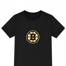 NHL Boston Bruins Tee Shirt T-Shirt Short Sleeve - Boston Bruins Team Single Logo