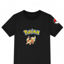 Pokemon Flareon Tee Shirt T-Shirt Short Sleeve - Flareon Character Series Art