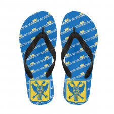 Sint Truidense VV Football Club Flip Flops Thongs V-Strap Sandals - Truidense Football Club Medley Monogram Wordmark