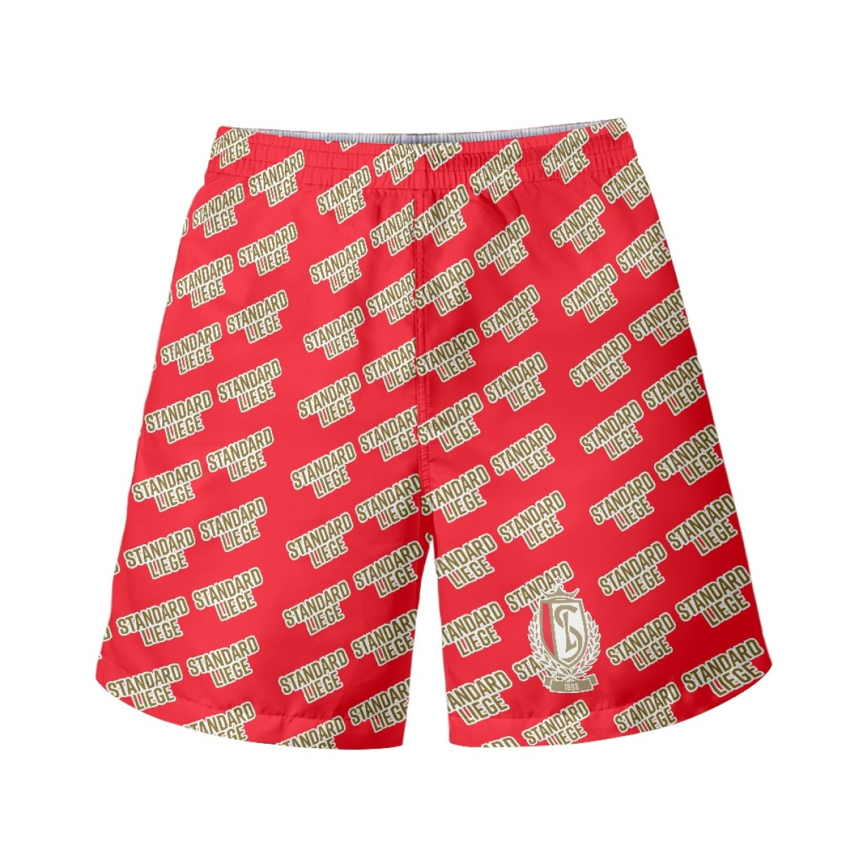 Standard Liege Challenger Pro League Beach Shorts Swim Pants Swimming Trunks - Liege Football Club Medley Monogram Wordmark