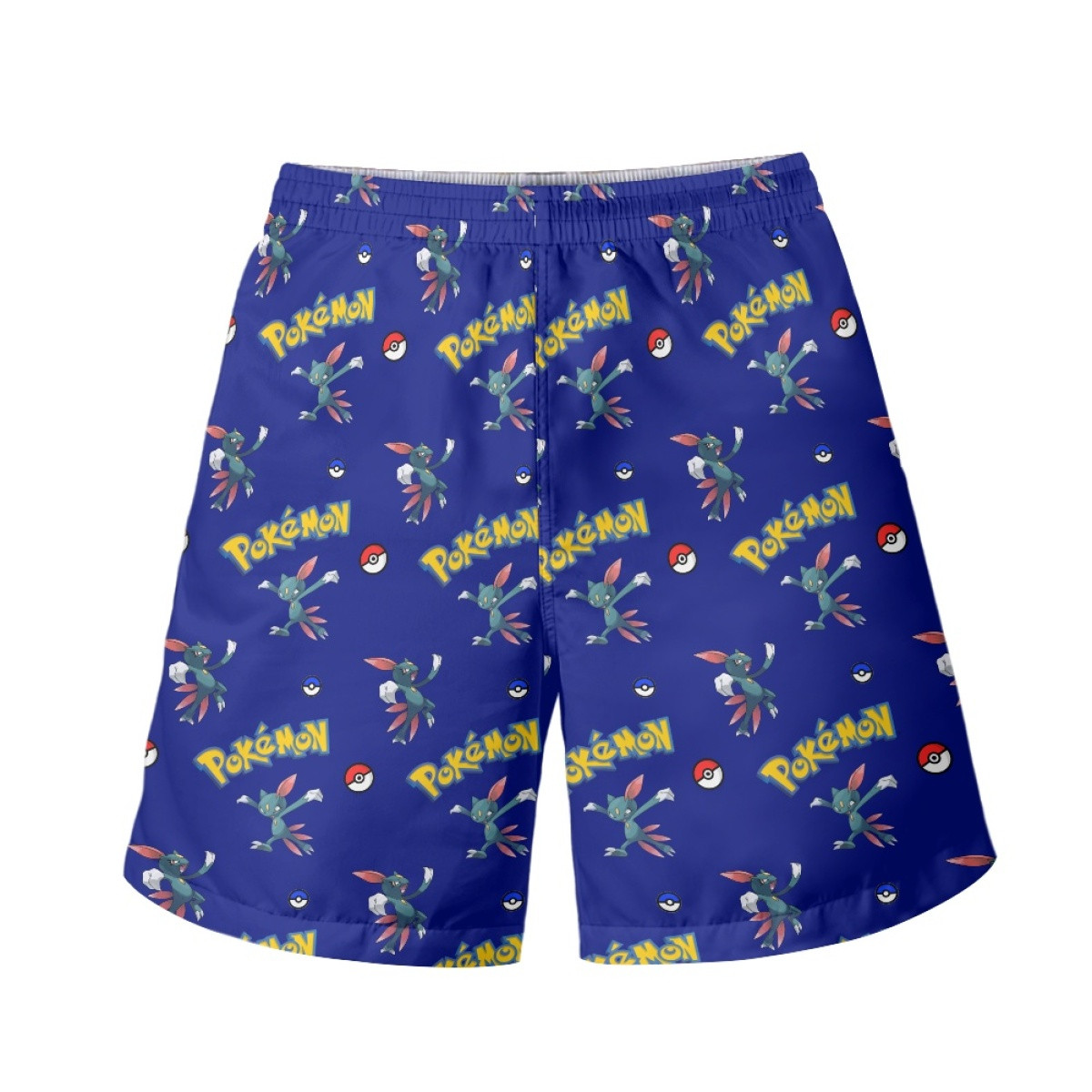 Pokemon Sneasel Beach Shorts Swim Pants Swimming Trunks - Sneasel Character Series Art