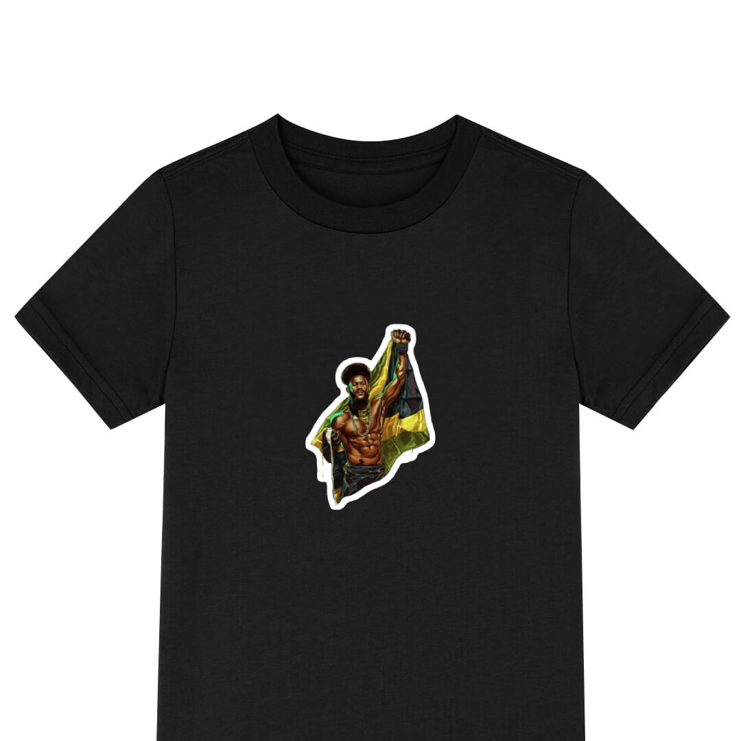 UFC Aljamain Sterling Tee Shirt T-Shirt Short Sleeve - Aljamain Sterling Celebration Sticker Art