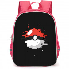 Pokemon Pokeball Backpack StudentPack - Pokeball Black Background