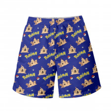 Pokemon Palossand Beach Shorts Swim Pants Swimming Trunks - Palossand Character Series Art