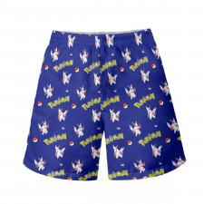 Pokemon Zangoose Beach Shorts Swim Pants Swimming Trunks - Zangoose Character Series Art