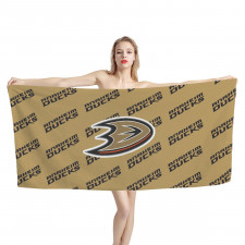 NHL Anaheim Ducks Bath Beach Towel - Anaheim Ducks Medley Monogram Wordmark