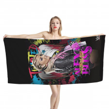 WWE Alexa Bliss Bath Beach Towel - Alexa Bliss Twisted Color Splash
