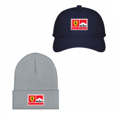 Ferrari Baseball Cap Beanie Hat - Ferrari Scuderia 1997-1999 Sticker