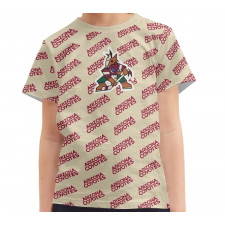 NHL Arizona Coyotes Tee T-Shirt - Arizona Coyotes Medley Monogram Wordmark