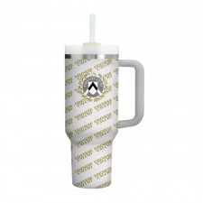 Udinese Calcio Football Club Quencher H2.0 FlowState Stanley Tumbler 40oz 1.18L - Udinese Football Club Medley Monogram Wordmark