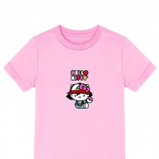 Sanrio Hello Kitty Ash Tee Shirt T-Shirt Short Sleeve - Sanrio Hello Kitty Ash Sticker