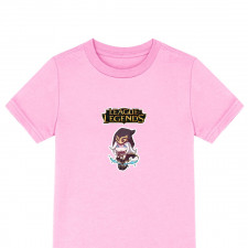 League of Legends Ashe Tee Shirt T-Shirt Short Sleeve - Ashe Chibi Art