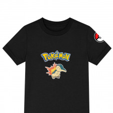 Pokemon Tee Shirt T-Shirt Short Sleeve - Cyndaquil Quilava Typhlosion Evolution Cartoon Art Series