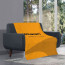 F1 Formula One Mclaren Blanket Throw - Mclaren Formula 1 Team Orange Poster
