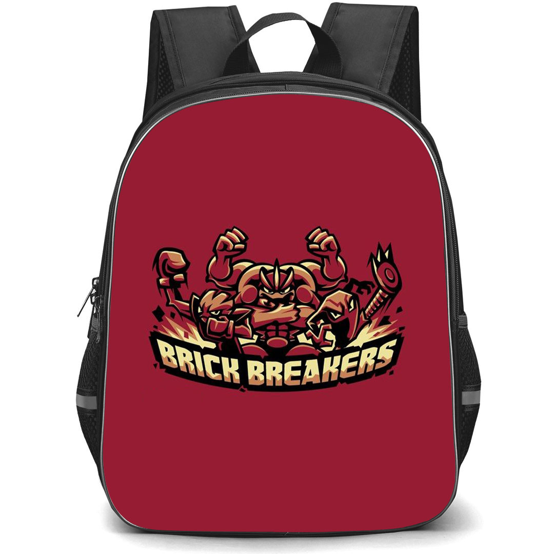 Pokemon Backpack StudentPack - Pokemon Brick Breakers Red Background